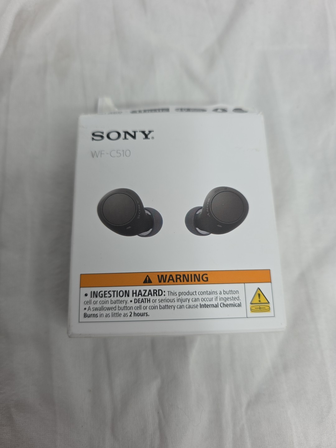 Sony WF-C510 Wireless Black Earbuds No Power Cable AGJ Model