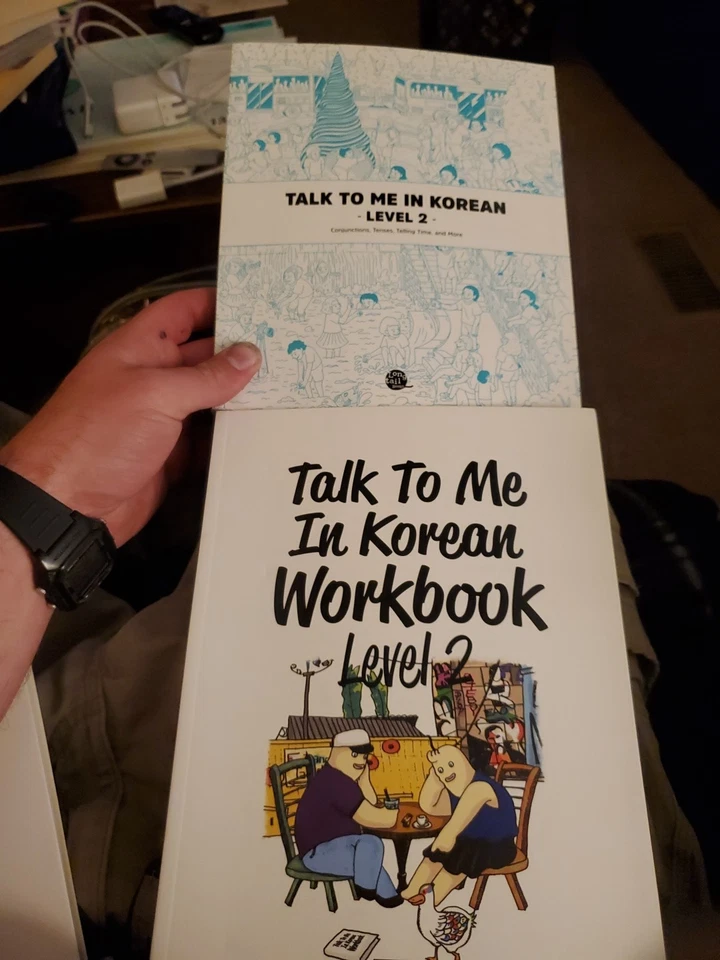 Talk To Me In Korean 1+2 And The Workbooks - Image 2 of 4