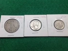 Silver 1919s Walking Half - 1952s Washington Quarter - 1937 Buffalo Nickel FH