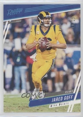 2020 Panini Prestige Xtra Points Platinum 12/25 Jared Goff #147 o7m