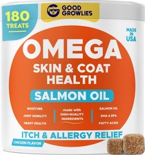 Omega 3 Fish Oil for Dogs 180 Ct - Skin 180Ct Omega 3 , Health
