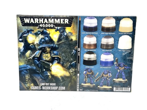Games Workshop Warhammer 40K Space Marines + Paint set Sealed DQ - Imagen 4 de 4