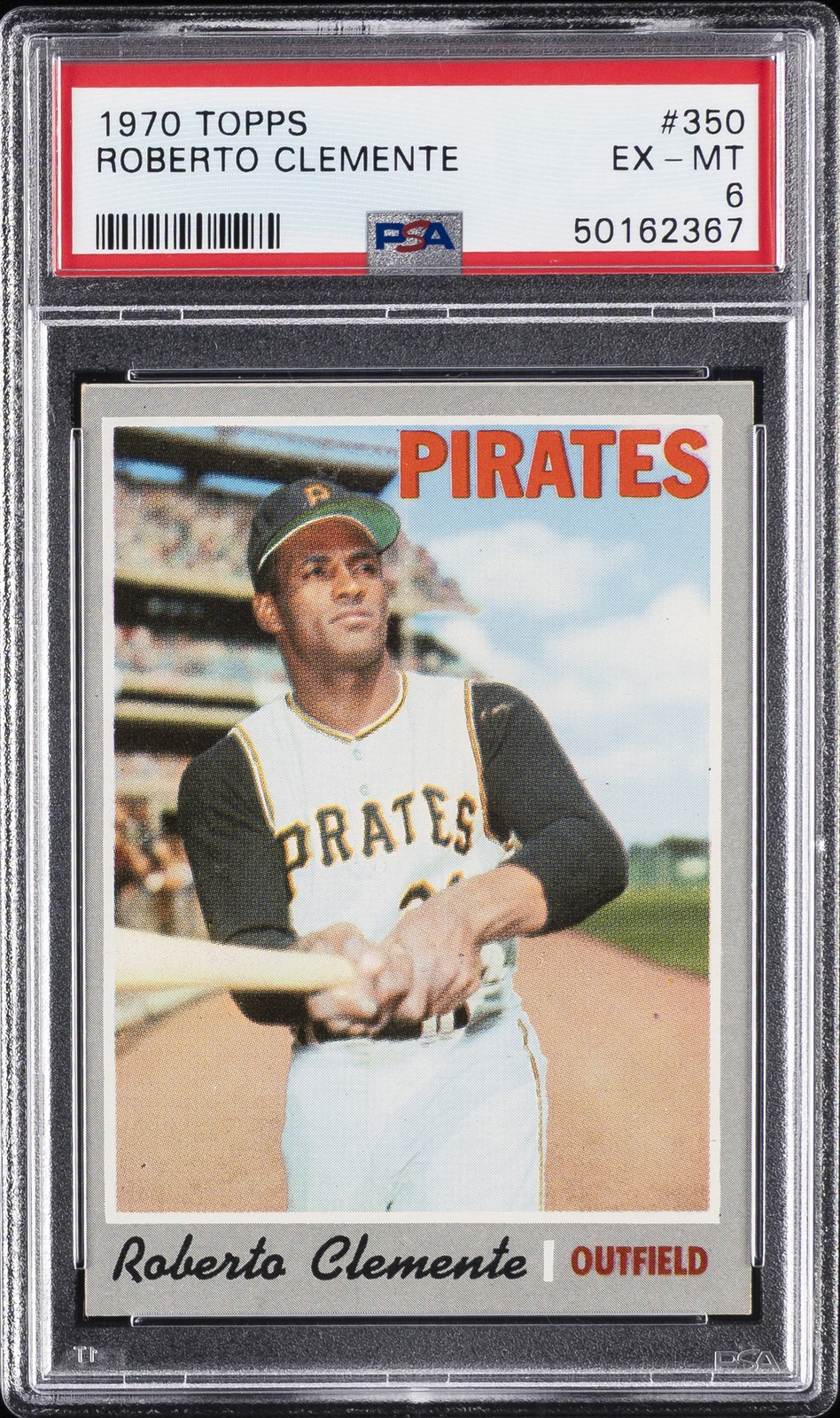 1970 TOPPS #350 ROBERTO CLEMENTE PSA 6