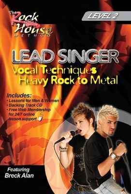 Lead Singer Vocal Techniques Level 2 Heavy to Metal Rock House Video DVD CD