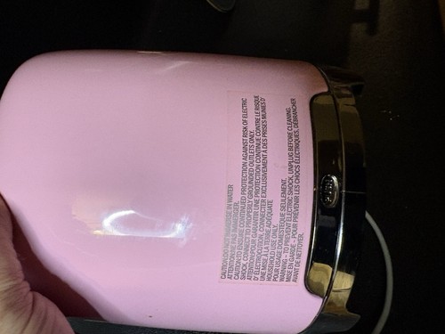 SMEG 50's Retro Style PINK Aesthetic 1400W 4 Piece Toaster Tested Rare TSF02PKUS - Picture 9 of 14