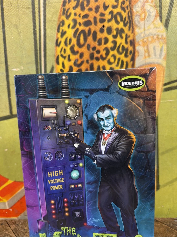 2018 THE MUNSTERS GRANDPA MUNSTER 1:9 SCALE MOEBIUS MODEL KIT FIGURE DRACULA - Image 3 of 4