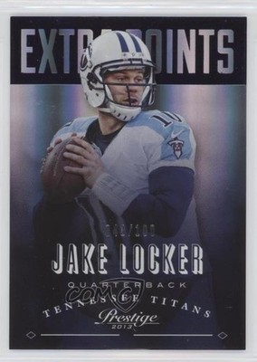 2013 Panini Prestige Extra Points Purple 43/100 Jake Locker #188 4y4