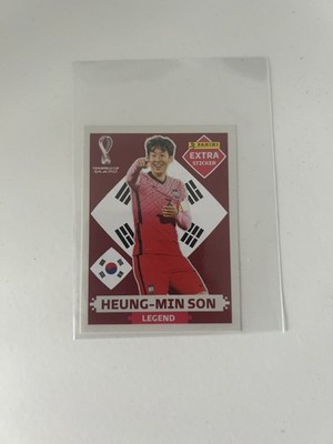 Panini Qatar 2022 FIFA World Cup EXTRA Heung-Min Son Red Legend Sticker 