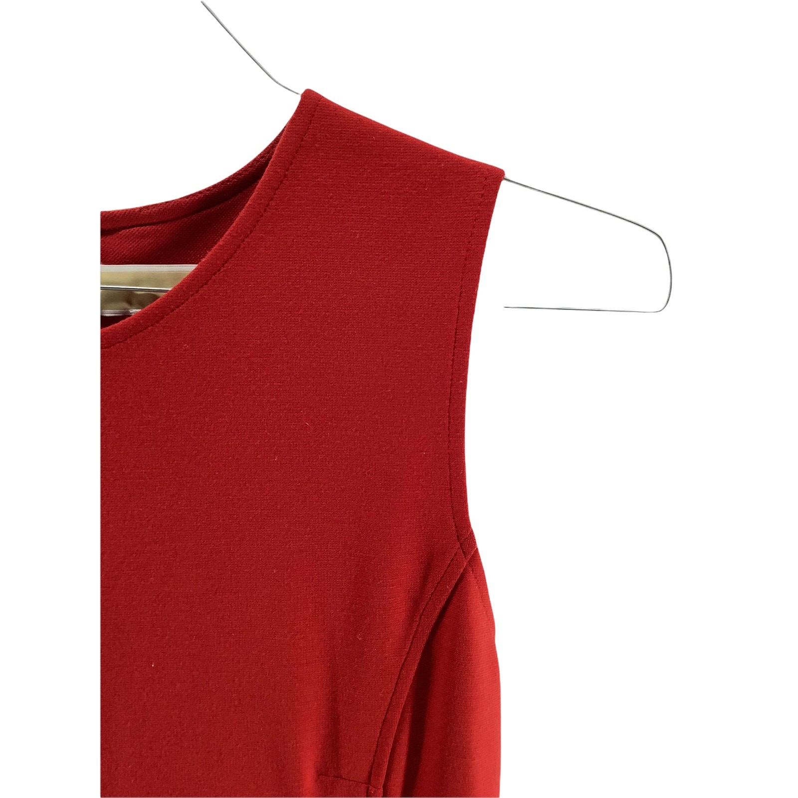 Michael Michael Kors Red Sleeveless Chain Detail Mini Dress Women's Size 4 thumbnail 4