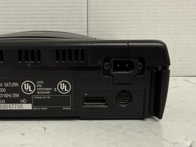 Sega Saturn Black MK-80000 Console - Not Fully Tested, Does Turn On
