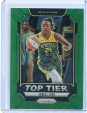 2024 Panini Prizm WNBA JEWELL LOYD #6 TOP TIER GREEN PRIZM Insert STORM ACES