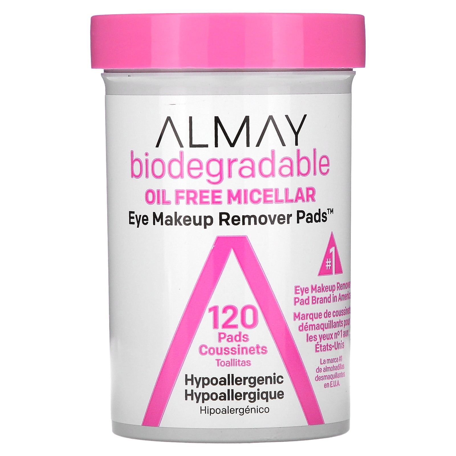 Eye Makeup Remover Pads Oil Free Micellar 120 Pads 3290₽