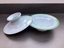 2 compotiers / plats à biscuits HBCM Creil et Montereau - Création Primavera