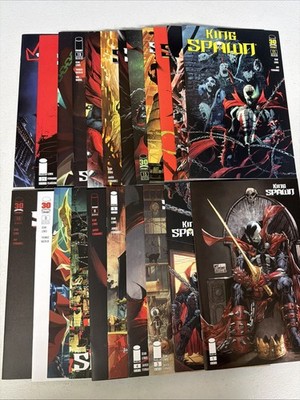 King Spawn #1-22 Cover B Complete Lot Run Set Image Comics 1st Print VF/NM *R5