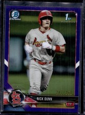 2018 Bowman Draft Nick Dunn #BD-149 Purple /250 St. Louis Cardinals