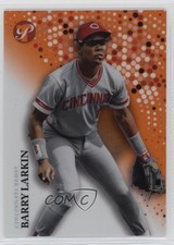 2022 Topps Pristine Orange Refractor 2/25 Barry Larkin #85 HOF 07qw