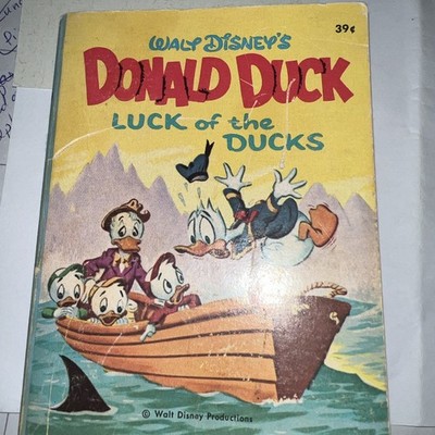 Donald Duck Luck of The Ducks by Carl Fallberg (1969, Paperback) Walt Disney