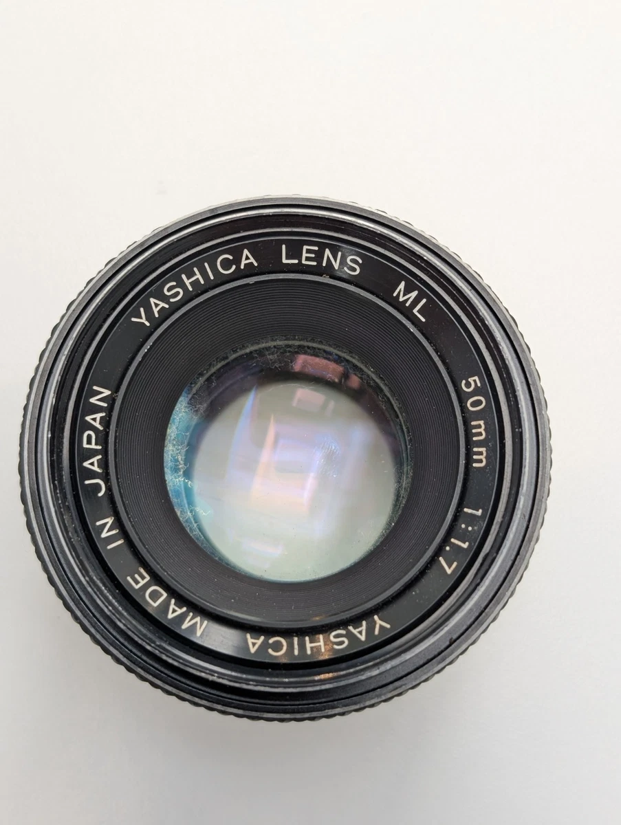 Yashica Camera Lenses 50mm Focal f/1.7 Maximum Aperture for sale