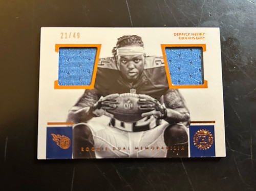 2016 Panini Derrick Henry RC Encased Rookie Dual Memorabilia /49 - Picture 1 of 2