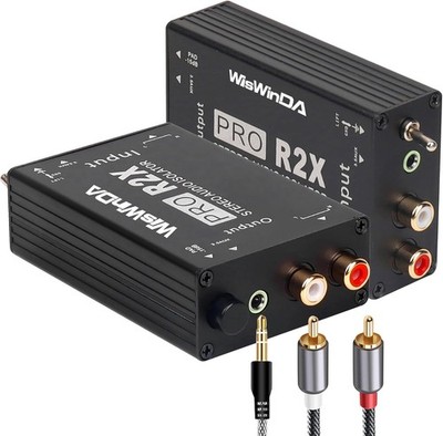 Noise Isolator RCA Audio Hum Eliminator (No Affects RCA/3.5 Aux 
