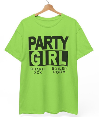 Charli XCX Brat T-Shirt 365 Party Girl Y2k Rave Hyperpop Unisex Tee