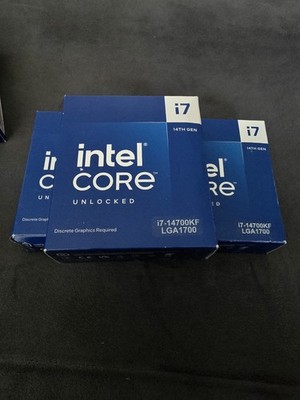 Intel Core i7-14700KF Unlocked CPU LGA1700 33MB Cache NEW SEALED 