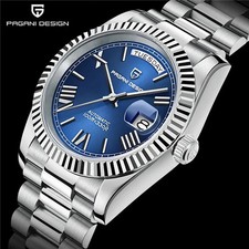 Pagani Design 1783 DD 40mm Luxury Dress Weekday Date AR Sapphire 100m Seiko NH36