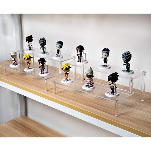 2 Pack 2-Tier Clear Acrylic Display Stand Display Shelf for Dessert Jewels Fi... - Picture 5 of 6