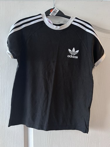Schwarzes Mädchen Adidas T-Shirt Alter 9-10 Jahre