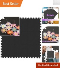 Interlocking Blocking Mats 9-Pack - 12"x12" for Crochet  Knitting Projects