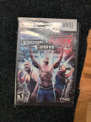 Smackdown Versus Raw 2011 Wii Game Damaged Case