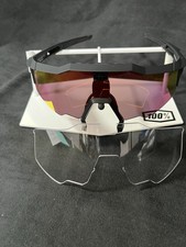 NEW 100 Speedcraft AIR Soft Tact Black/HiPER Red Multil Sunglasses 61004-100-43