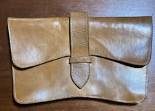 Vtg Bag By  Josef Cowhide Leather Wallet Clutch Made In Italy. 9.5x5.5.   C3  