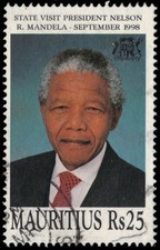 MAURITIUS 868 - South African State Visit "Nelson Mandela" (pa86115)