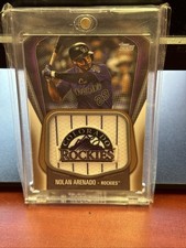 2020 Topps Series 1 Nolan Arenado Jumbo Jersey Sleeve Patch Gold Parallel #/50