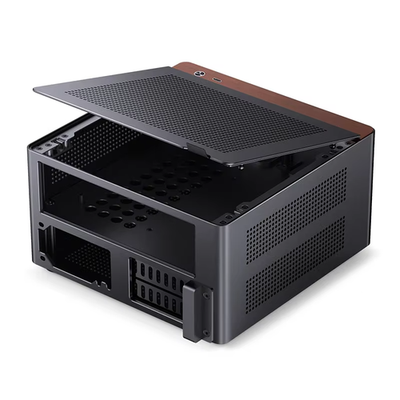 JONSBO NV10 ITX Mini Aluminum PC Case 1U FLEX PSU Support Small