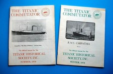 THE TITANIC COMMUTATOR, Summer/Winter 1979, R.M.S. CARPATHIA, Parts 1 & 2