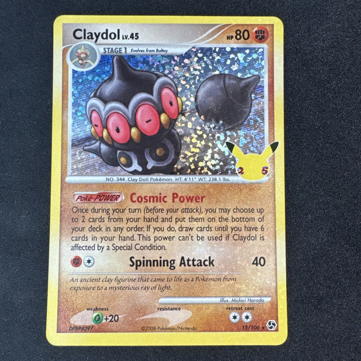 25+ Claydol 15/106 Celebrations: Classic Collection for sale