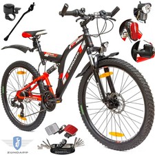 Herren Mountainbike 26 MTB Zündapp SHIMANO Damen Scheibenbremsen Federung Jugend