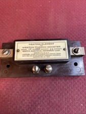 Weston Thermo Ammeter Heating Element MODEL  269  7.5 AMPS  2/21/1922 UNTESTED