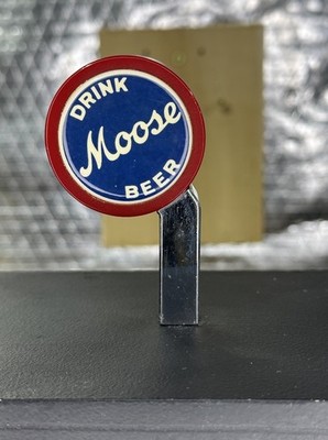 Rare Moose Beer 1930s Or 40s Side Pull Tap Knob Handle Moose Brewing Co PA