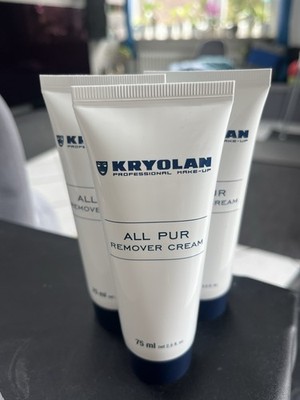 3 X Kryolan Professional Make Up All Pur remover Cream Neu