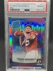 2017 Panini Optic Pink Patrick Mahomes Rc #177 PSA 10 Gem Mint Pop 668 Hof Bound
