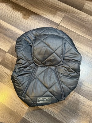 Cozy Cover - Premium Collection -Secure Baby Quilted Car Seat Cover-Gray