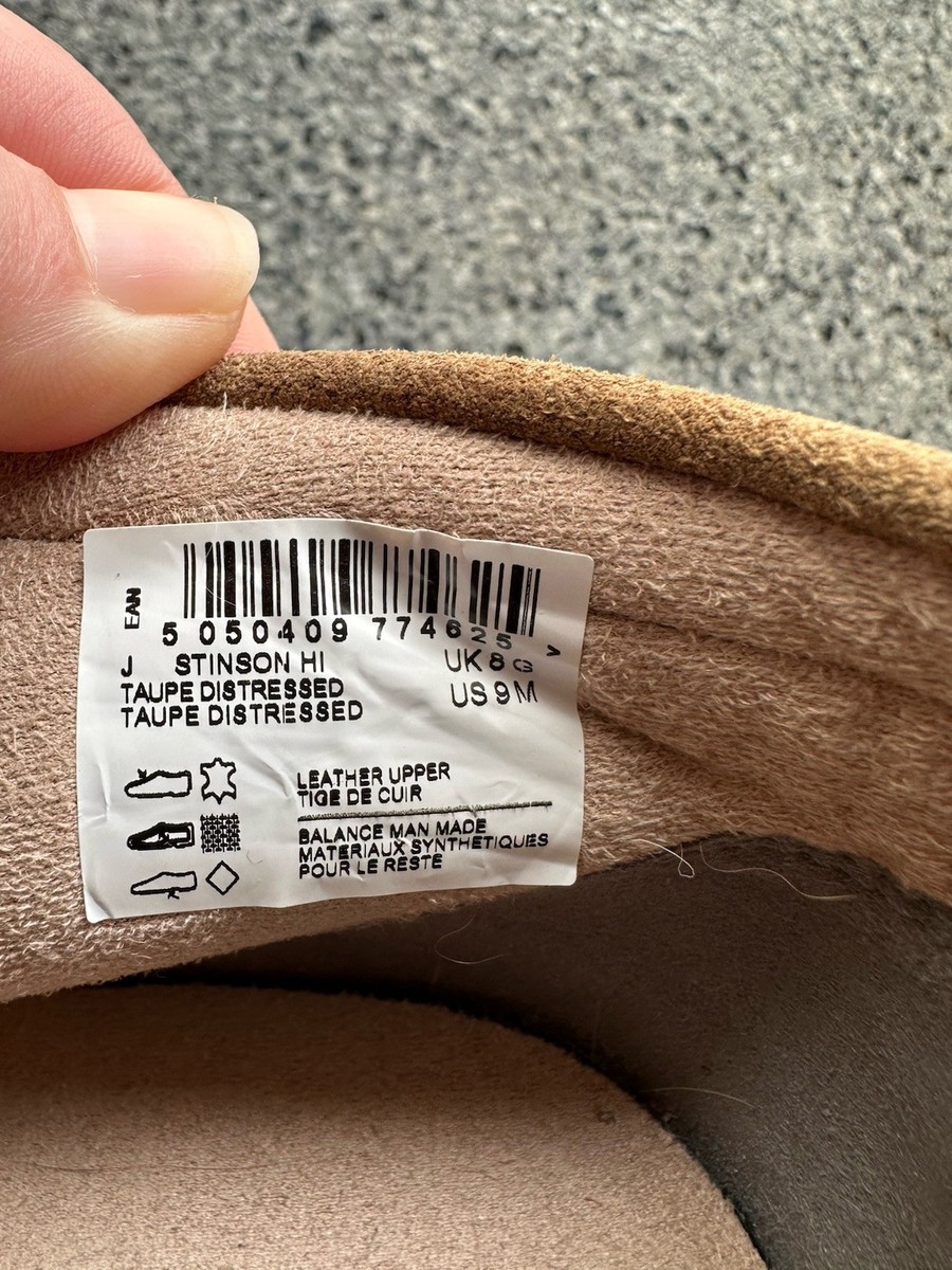 CLARKS Men\'s Stinson Hi Chukka Boot Taupe Distressed Suede 9 M US BRAND NEW CLARKS Men main image 3
