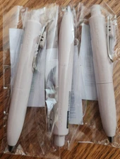 3 x Uni-ball One P-series Gel Ink Ballpoint Pen 0.38mm - UMN-SP-38 - peach milk