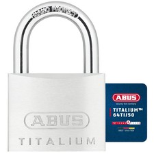 ABUS Lucchetto Titalium 64TI/50 - lucchetto da cantina con corpo della serr l15Y