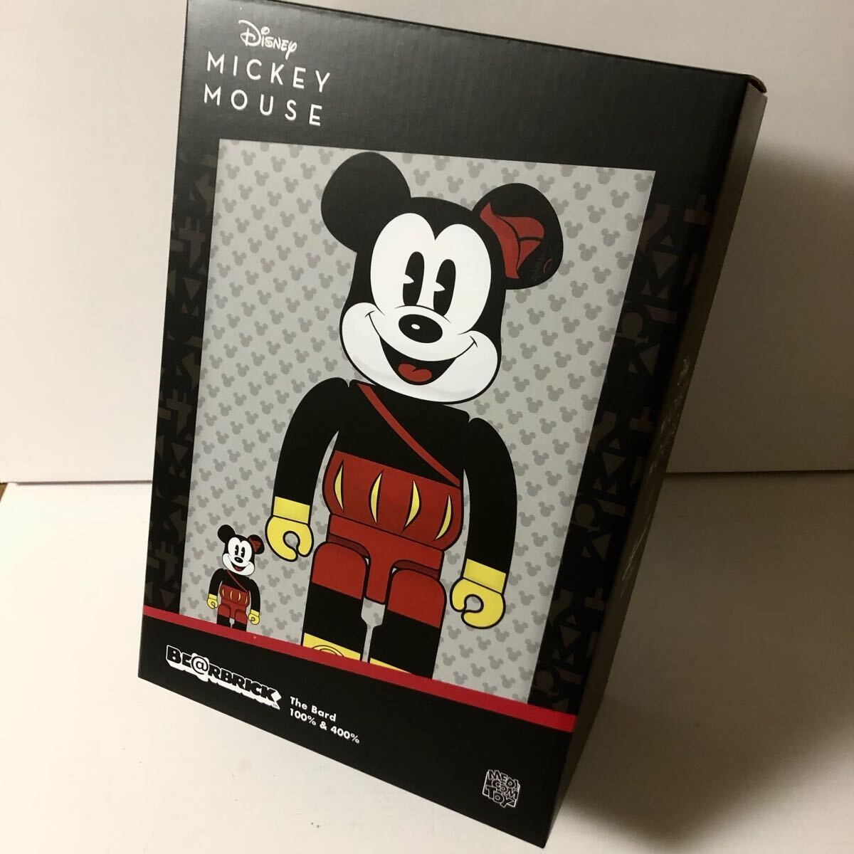 BE＠RBRICK Mickey the Bard 100％ & 400％ Super Rare BE@RBRICK Mickey Mouse Bard 100% 400% (BE@RBRICK