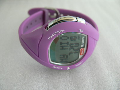 Mio Triumph ECG Accurate Heart Rate Monitor Time & Date Watch - Purple