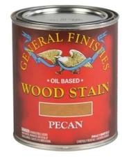General Finishes Oil Based Penetrating Wood Stain 1 Quart Pecan